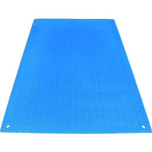 (送料別途)(直送品)ワニ印 養生敷板 ワニ板(WANIBAN)ブルー 16MM厚1.1M×1.8M...