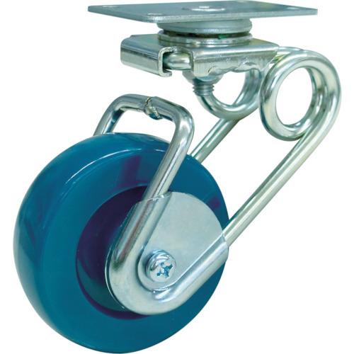 シシク 緩衝キャスター5 自在 100径 ウレタン車 SAJ-TS6-100U