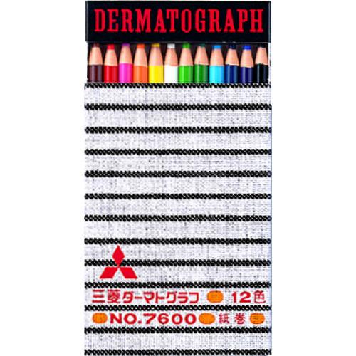 uni 油性ダーマトグラフ 12色セット K760012C
