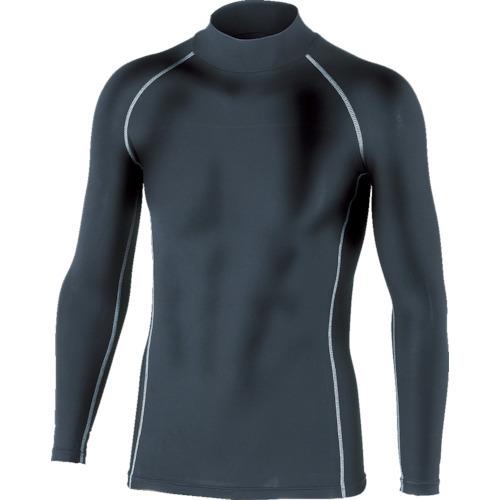 (メール便可)おたふく BTパワーストレッチハイネックシャツ ブラック L JW-170-BK-L