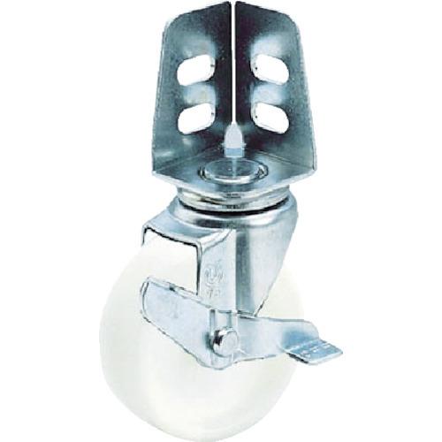 TRUSCO アングル式ナイロンキャスター 自在S付き Φ100 TYSA-100NS