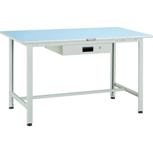 (直送品)TRUSCO BO型軽量作業台 900X600 薄型1段引出付 BO-0960UDK1