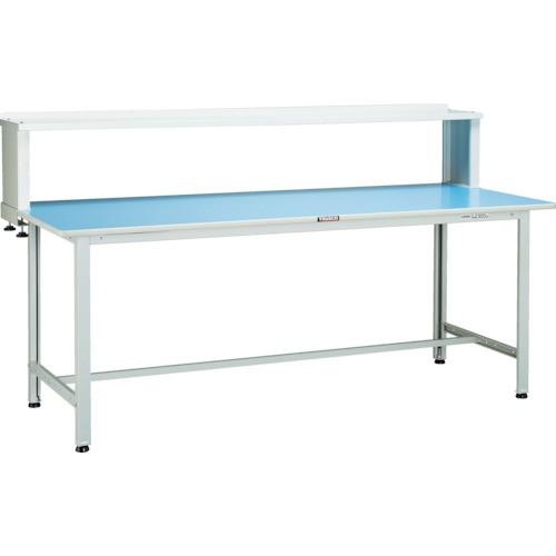 (直送品)TRUSCO BO型軽量作業台 1500X750 上棚付 BO-1575YURB