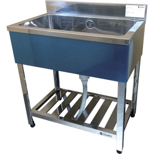 (送料別途)(直送品)アズマ 一槽シンク(ホース付) 900×600×800 HP1-900