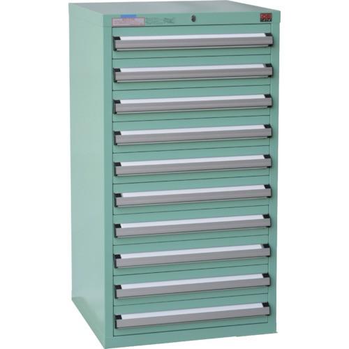 (直送品)OS 軽量キャビネット5型 最大積載量500kg 引出し10段 5-1001