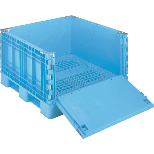 (送料別途)(直送品)リス 樹脂製 378619 パレットボックス 一面扉11ブルー BJB-S 1...
