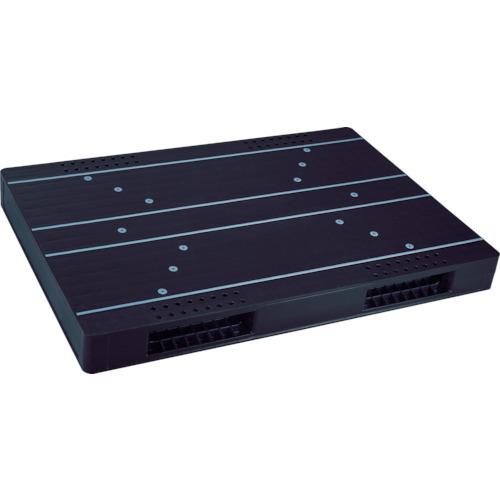 (送料別途)(直送品)リス リサイクルパレット 573076 両面二方差し 黒 JCK-R2-130...