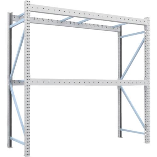 (送料別途)(直送品)TRUSCO 重量パレットラック1トン2500×900×H2500単体 2段 ...