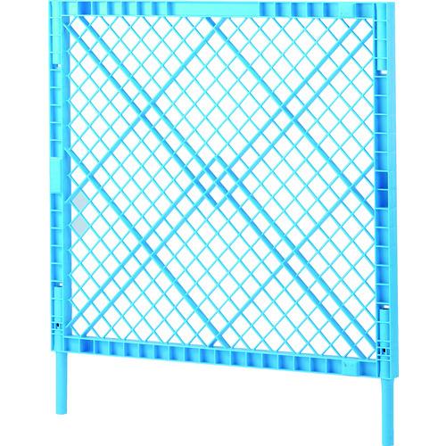 (送料別途)(直送品)サンコー プラスチックフェンスNー2(脚付きセット) 80517401 青 N...