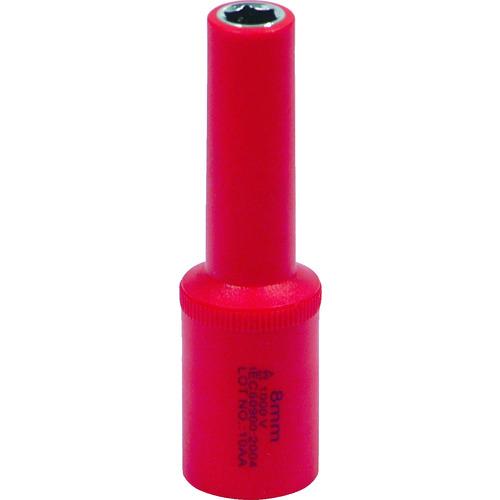 (送料別途)(直送品)Tech-EV 絶縁工具 ディープソケット 3/8 8mm(6角) OLC65...
