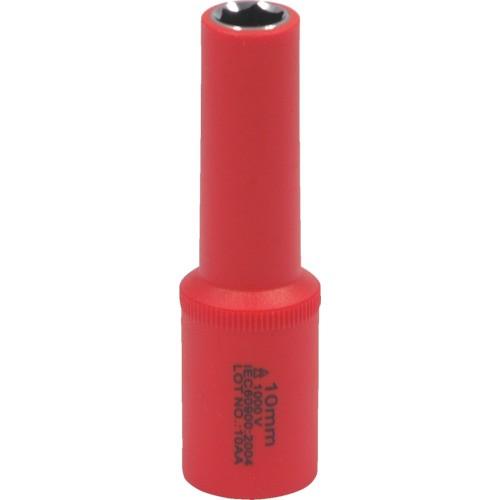 (送料別途)(直送品)Tech-EV 絶縁工具 ディープソケット 3/8 10mm(6角) OLC6...