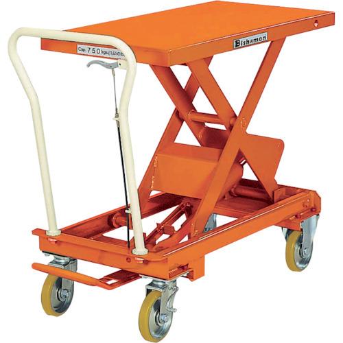 (運賃見積り)(直送品)ビシャモン リフターBX(手動式)(足踏みペダル式) BX-75