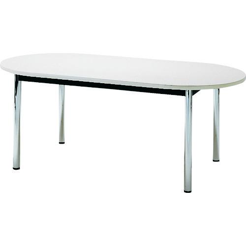 (送料別途)(直送品)TOKIO ミーティングテーブル 楕円型 1800×900mm ホワイト TC...