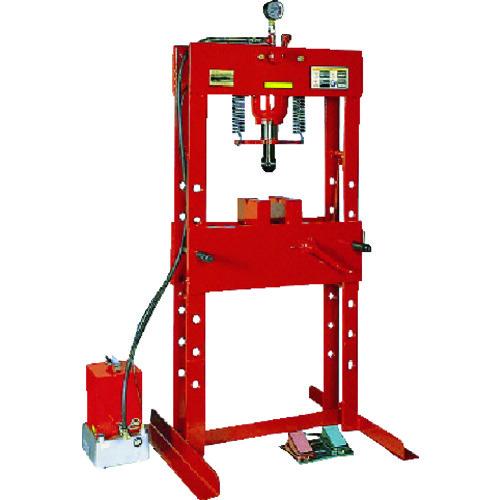 (送料別途)(直送品)MASADA 矯正油圧プレス 電動式門型プレス(フットスイッチ) 電動・手動兼...