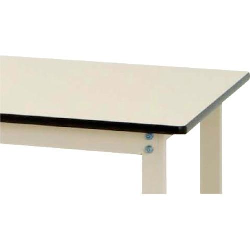 (直送品)ヤマテック ワークテーブルキャスター付 リノリューム天板W1200×D600 SWRC-1...