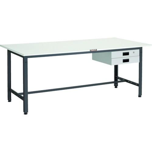 (直送品)TRUSCO LEWP型作業台 1800X750XH740 薄型2段引出付 LEWP-18...