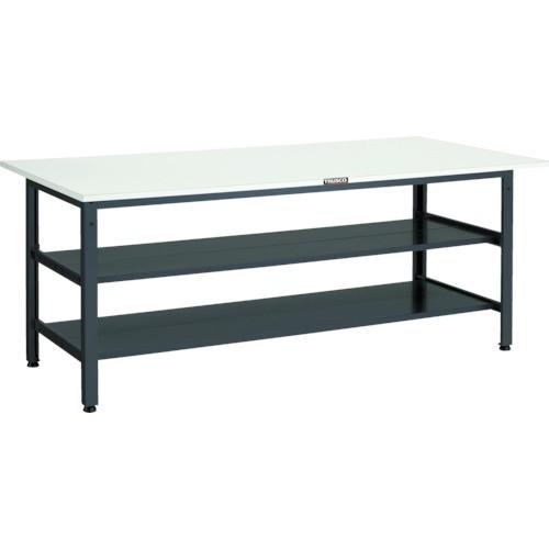 (直送品)TRUSCO LEWP型作業台 1800X900XH740 全面棚2段付 LEWP-180...