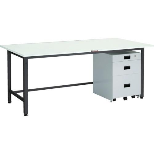 (直送品)TRUSCO LEWP型作業台 1800X900XH740 3段キャビネット付 LEWP-...