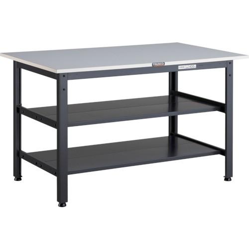 (直送品)TRUSCO LEWR型作業台 900X600XH740 全面棚2段付 LEWR-0960...