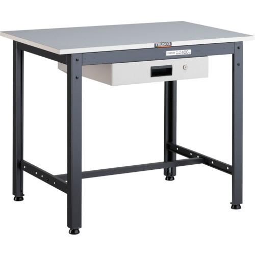 (直送品)TRUSCO LEWR型作業台 900X600XH740 薄型1段引出付 LEWR-096...
