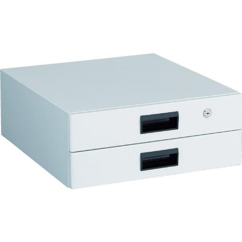 (送料別途)(直送品)TRUSCO UDK型作業台用引出し 薄型2段 ホワイト色 UDK-002 W