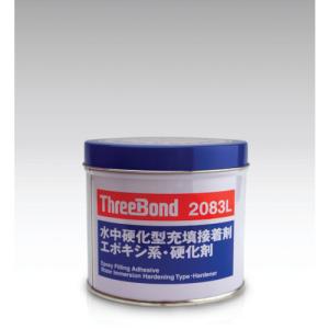 スリーボンド エポキシ樹脂系接着剤 湿潤面用 硬化剤 1kg 青緑色 TB2083L-1-K｜plus1tools