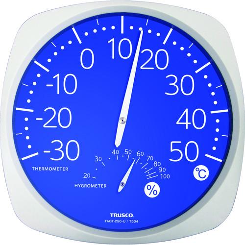 TRUSCO 大型アナログ温湿度計 TAOT-250-U