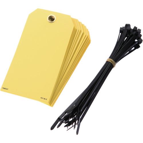 パンドウイット 書き込み用カラータグ 黄 (25枚入) PVT-95-Q