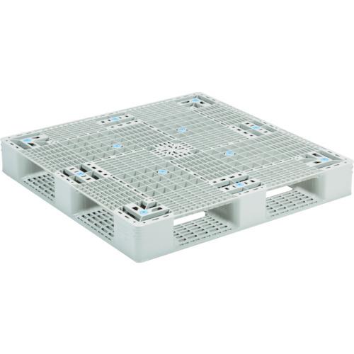 (運賃見積り)(直送品)サンコー プラスチックパレット 845003 グレー SK-GT-1111D...
