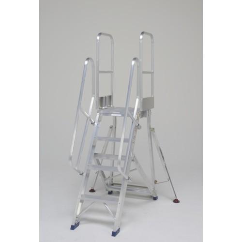 (送料別途)(直送品)ピカ 折りたたみ式作業台 階段両手すり天場二方 DXR-TE1