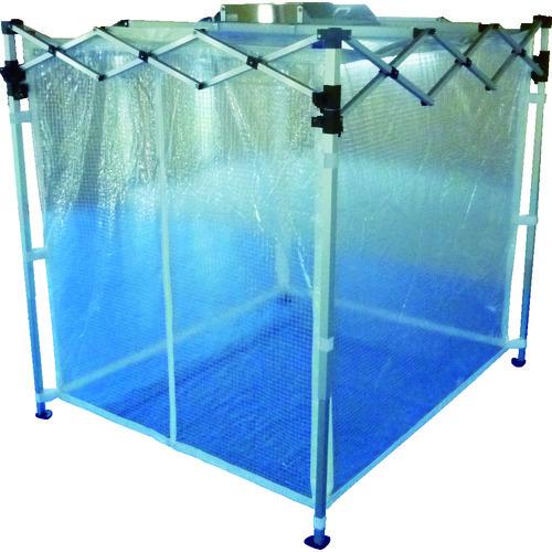 (送料別途)(直送品)KOK オールアルミ ワンタッチ 簡易クリーンブース 2段式 CB-1