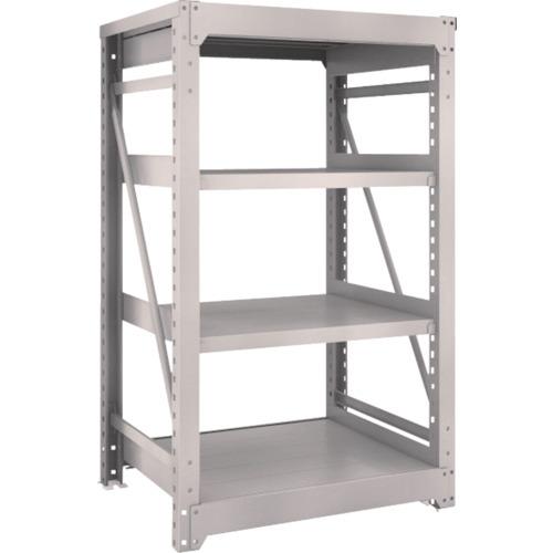 (送料別途)(直送品)TRUSCO スチールラック M10型重量棚 900X760XH1500 4段...