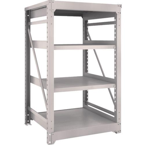 (送料別途)(直送品)TRUSCO スチールラック M10型重量棚 900X900XH1500 4段...