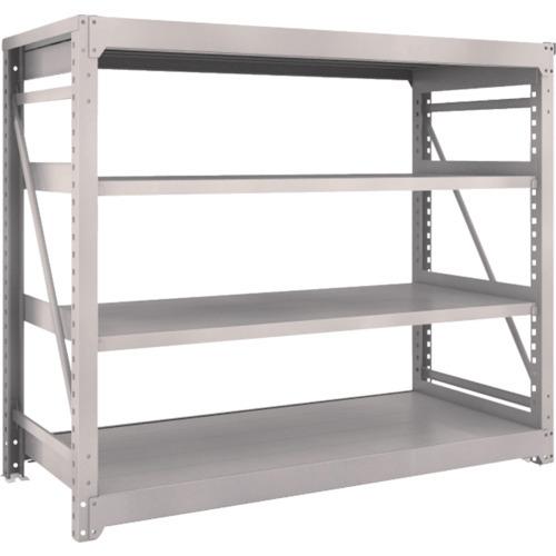 (送料別途)(直送品)TRUSCO スチールラック M10型重量棚 1800X760XH1500 4...