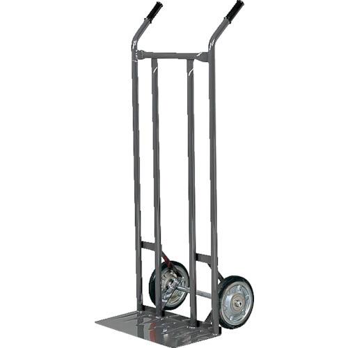(送料別途)(直送品)TRUSCO スチールパイプ製二輪車 均等荷重200kg H1210 すくい板...