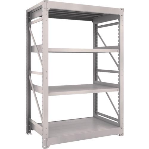 (送料別途)(直送品)TRUSCO スチールラック M10型重量棚 1200X760XH1800 4...