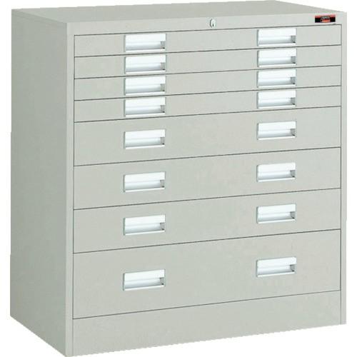 (運賃見積り)(直送品)TRUSCO WUH型保管庫 884X470XH880 引出X8 ネオグレー...