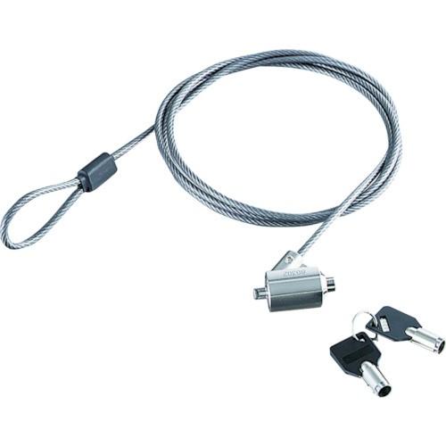 エレコム セキュリティスロット対応セキュリティワイヤー/シリンダ錠タイプ ESL-7C
