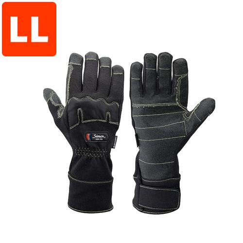 シモン 耐切創耐突刺し保護手袋 アラミド繊維手袋 KG-210 LLサイズ シモン KG210-LL