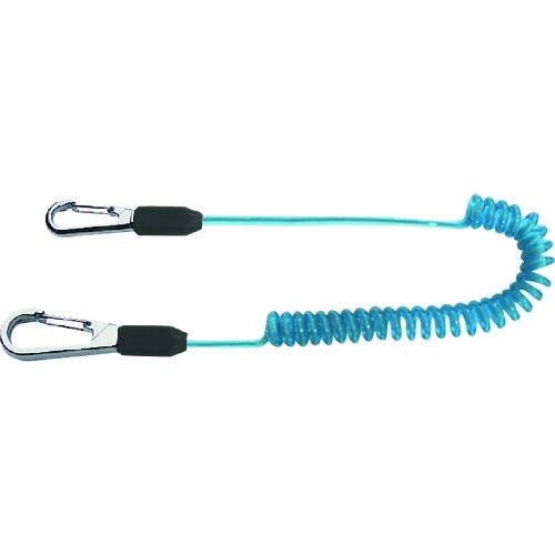 TOP セーフティコード ステンレスワイヤー ブルー 最大長さ1350/自然長410mm SFC-4...