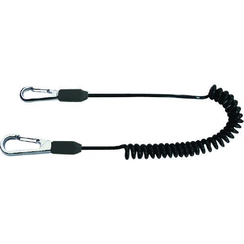 TOP セーフティコード ステンレスワイヤー ブラック 最大長さ1350/自然長410mm SFC-...