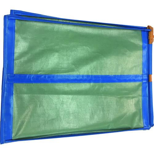 (送料別途)(直送品)ユタカメイク 収集袋 フレコンスタンド 830×830×1100 グリーン W...