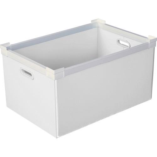 (運賃見積り)(直送品)KUNIMORI プラダン NSコンテナ 75L(SWコーナー)ホワイト 7...