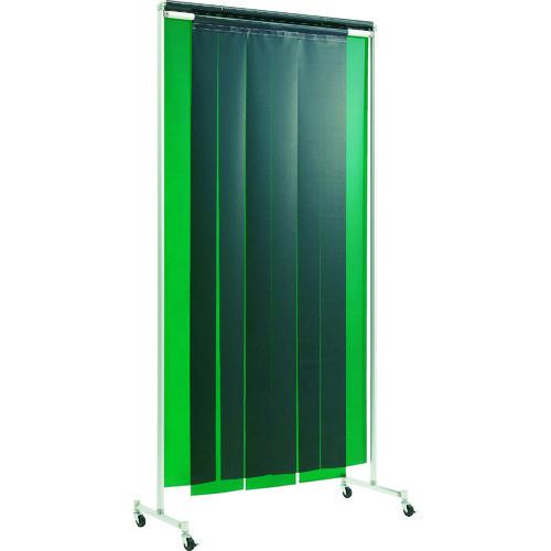 (送料別途)(直送品)吉野 クグレール 遮光用衝立のれん型1×2 キャスター付グリーン YS-12S...