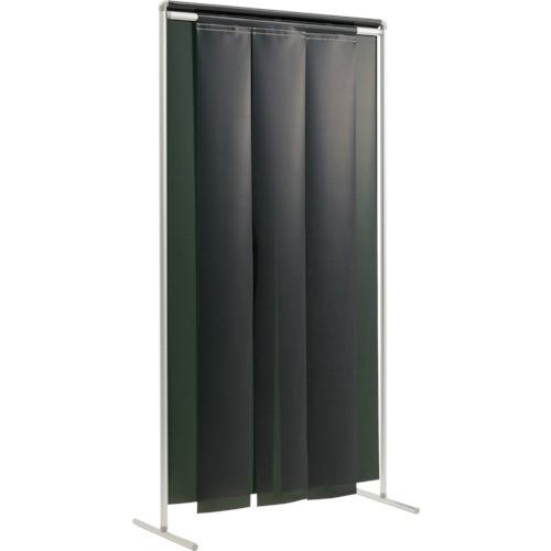 (送料別途)(直送品)吉野 クグレール 遮光用衝立のれん型1×2 キャスター無しダークグリーン YS...