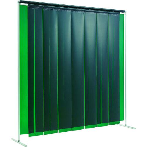 (送料別途)(直送品)吉野 クグレール 遮光用衝立のれん型2×2 キャスター無しグリーン YS-22...