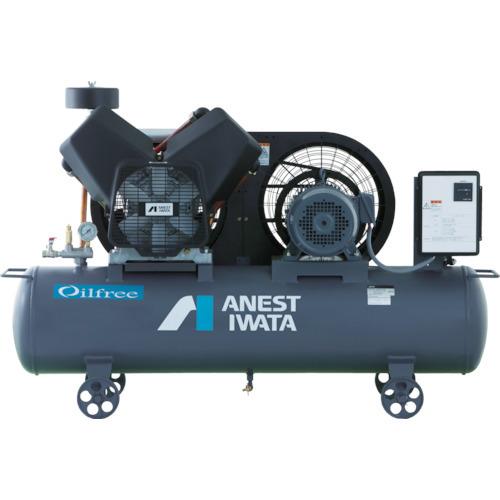 (送料別途)(直送品)アネスト岩田 レシプロコンプレッサ(タンクマウント・オイルフリータイプ)60H...