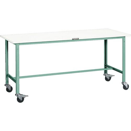 (送料別途)(直送品)TRUSCO AE型作業台 900X600 φ100キャスター付 ホワイト色 ...