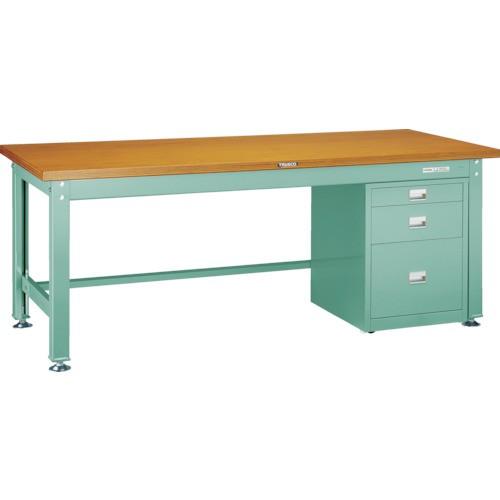 (直送品)TRUSCO SDW型作業台 1800X900XH740 3段キャビネット付 SDW-18...