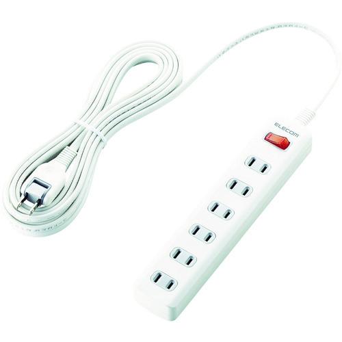エレコム 一括スイッチ付 雷ガードタップ T-K3A-2650WH